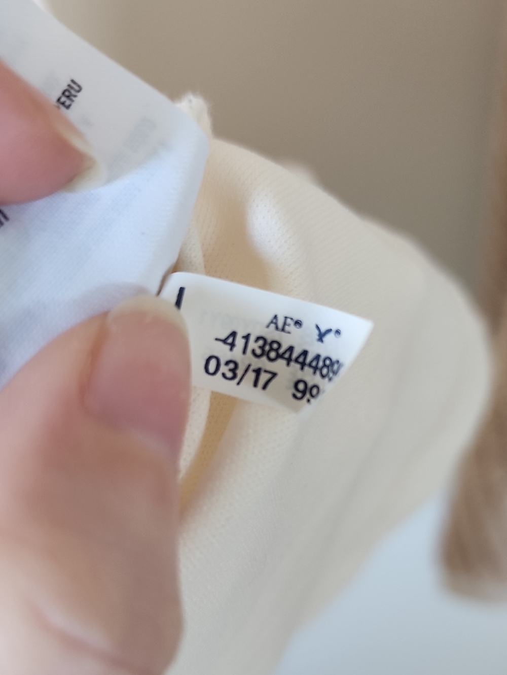 AE Cream Romper Xs - Picture 8 of 12